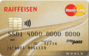 Raiffeisen World Mastercard Gold logo