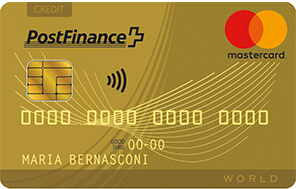 PostFinance Mastercard Gold logo