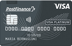 PostFinance Visa Platinum Card logo